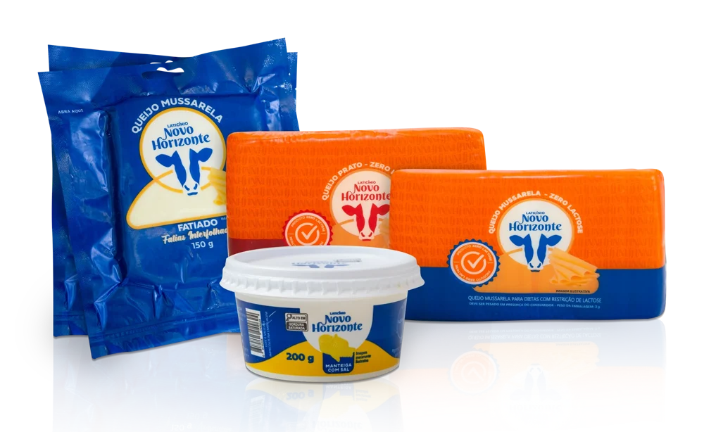 Queijo Prato Zero Lactose Novo Horizonte Peça de 3,2 kg